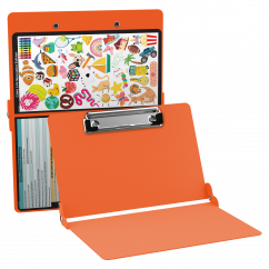 WhiteCoat Clipboard® - Orange Child Life Specialist Edition